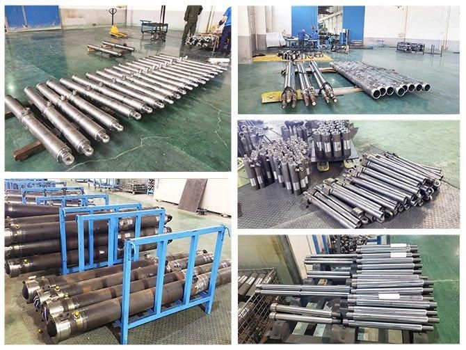 3000psi Hard Chrome Plating Nitrided Piston Rod Tie Rod Hydraulic Cylinder