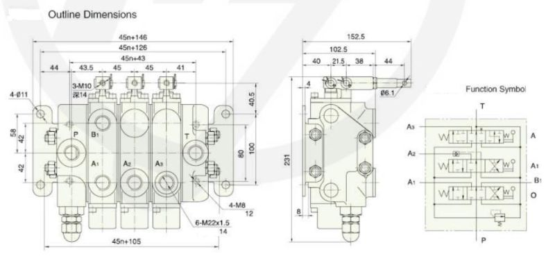 Multi-Way Flow Control Valve Dls50-L15e