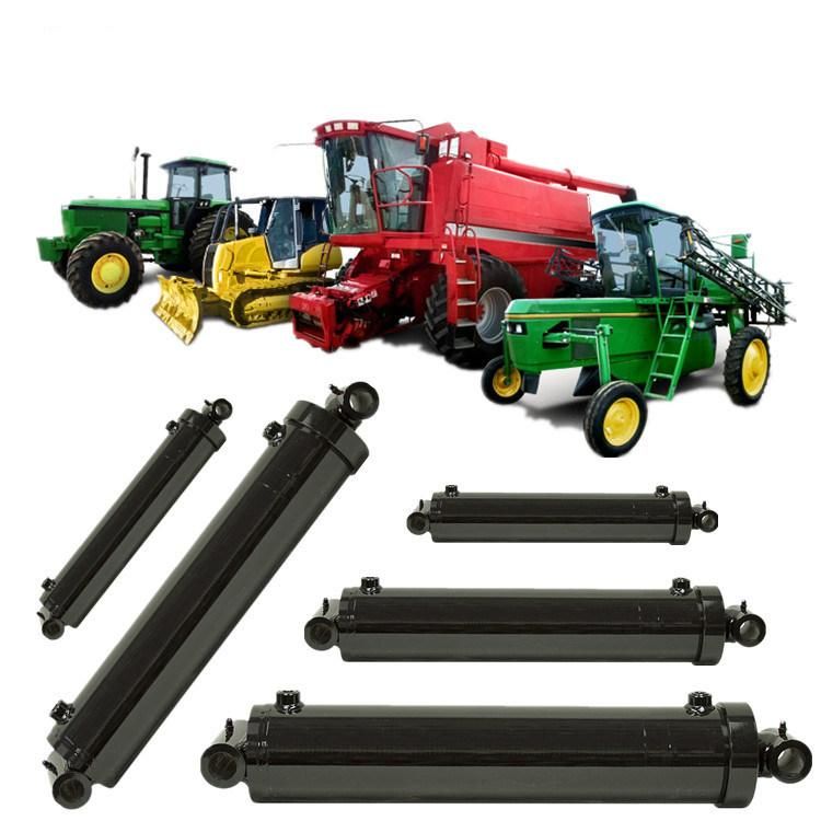 Qingdao Ruilan Provide Double Action Welding Clevis Hydraulic Cylinder with Valve Manifold