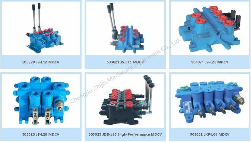 Hydraulic Gear Pump Hydraulic Multiple Directional Control Valve