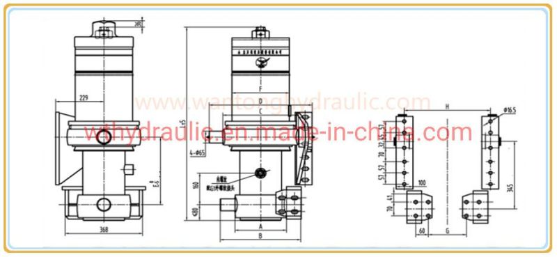 Multistage Telescopic Hydraulic Cylinder for Dump Truck