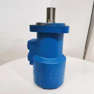 145*145 Flange 4 Holes Oil Port G3/4 Straight Shaft Compact Slewing Rotating Gyration Hydraulic Motor for Metallurgy Machinery