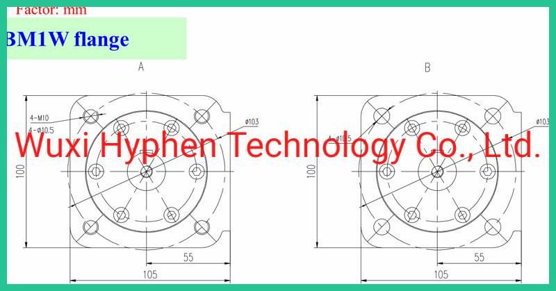 Hydraulic Motor Sugarcane Harvester Parts Bm Series