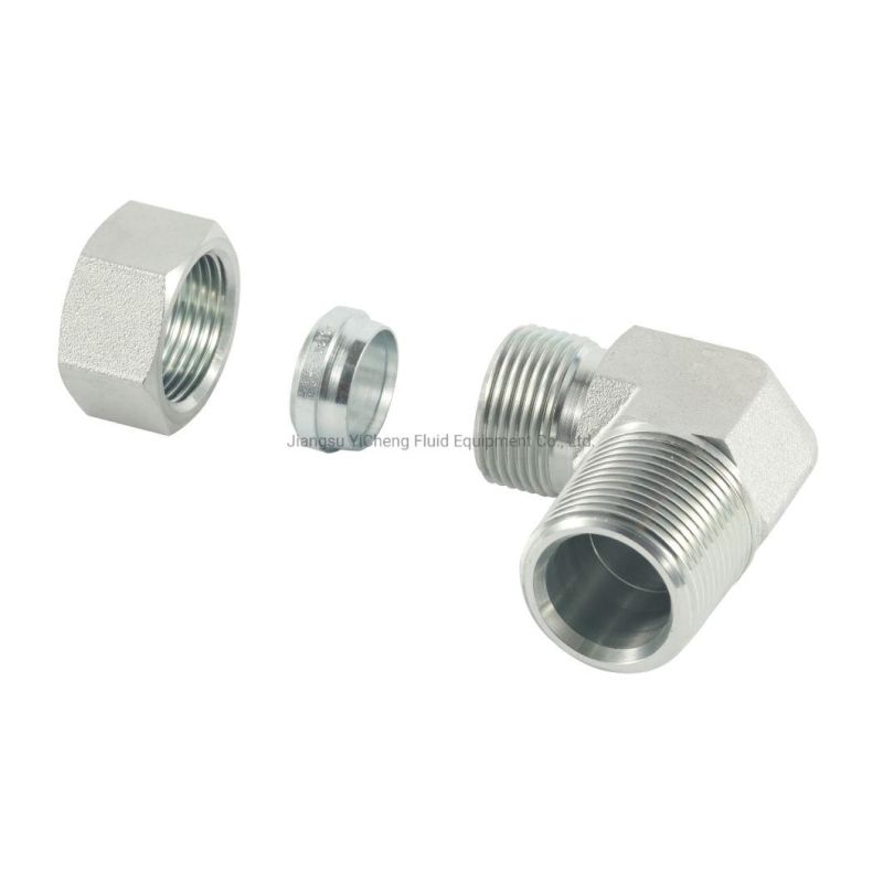 DIN2353 Stainless Steel 6L-42L Single Ferrule Union Hydraulic Fittings