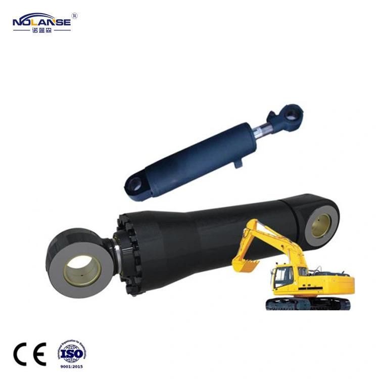 Hydraulic Cylinder with Pump Hyva Telescopic Dump Truck Oil Seal 4 Stage Two Way Hydraulic Piston Hydraulic Cylinder