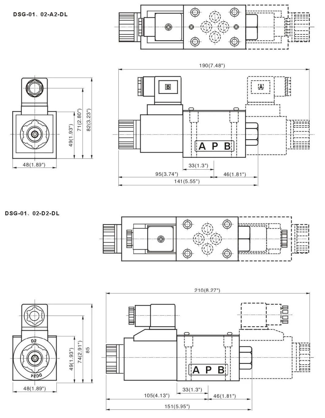 DSG-01-3C2-D24-N1-50 Yuken type Solenoid Operated Directional Valve