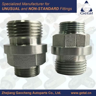 Steel Hydraulic Fitting Adapter Fz to M-Thread