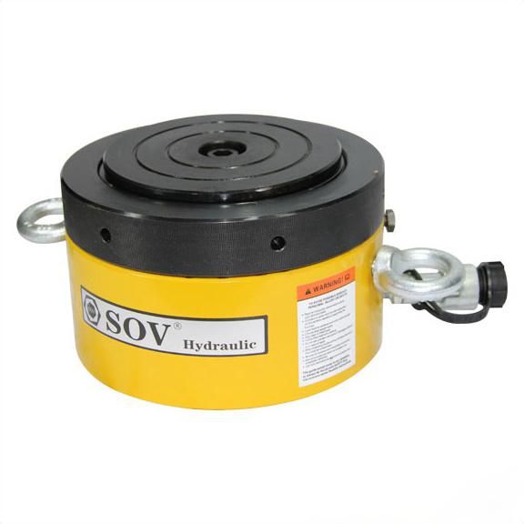 400t Single Acting Low Height Lock Nut Hydraulic Cylinder