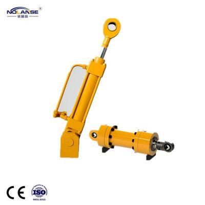Small Size Double Rod End Small Bore Long Stroke Telescopic 300 Kg Scissor Lift Hydraulic Cylinder with Nolanse