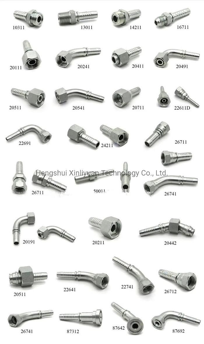 Jic and BSPT Male Elbow Hydraulic Adapter 1jt Swivel Fitting