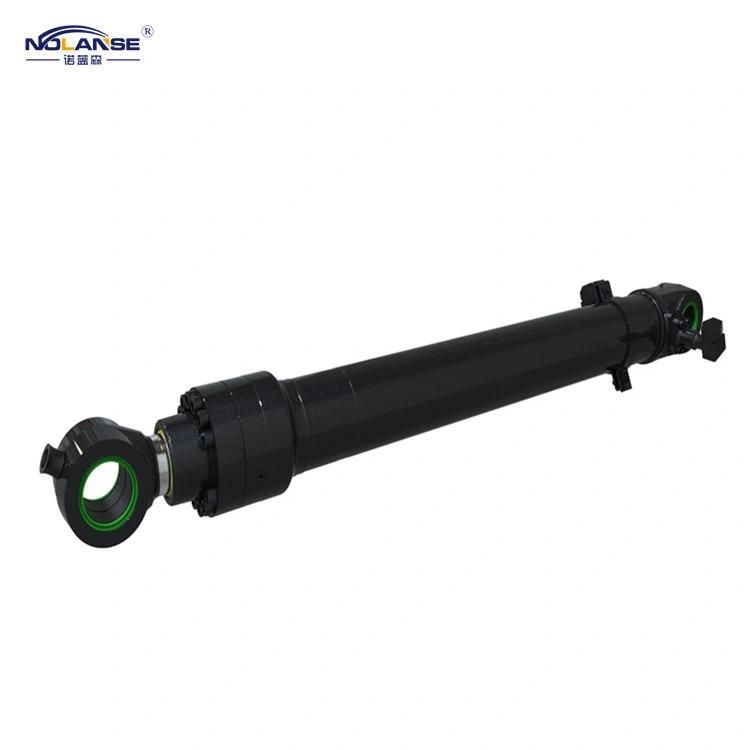Design Custom-Made High Quality Small Single-Stage Hollow Plunger Double Acting Two Way Rotary Band Saw Hydraulic Cylinder