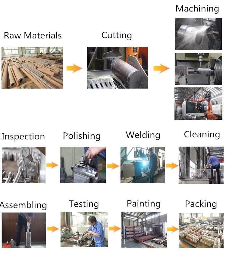 Customize Double Acting Hydraulic Cylinder for Waste Collect