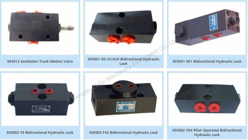 Hydraulic Gear Pump Hydraulic Multiple Directional Control Valve