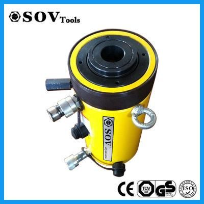 100 Ton Double Acting Hollow Plunger Hydraulic Cylinder