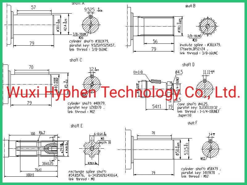 Hydraulic Orbital Motor Char-Lynn /Eaton 6000series
