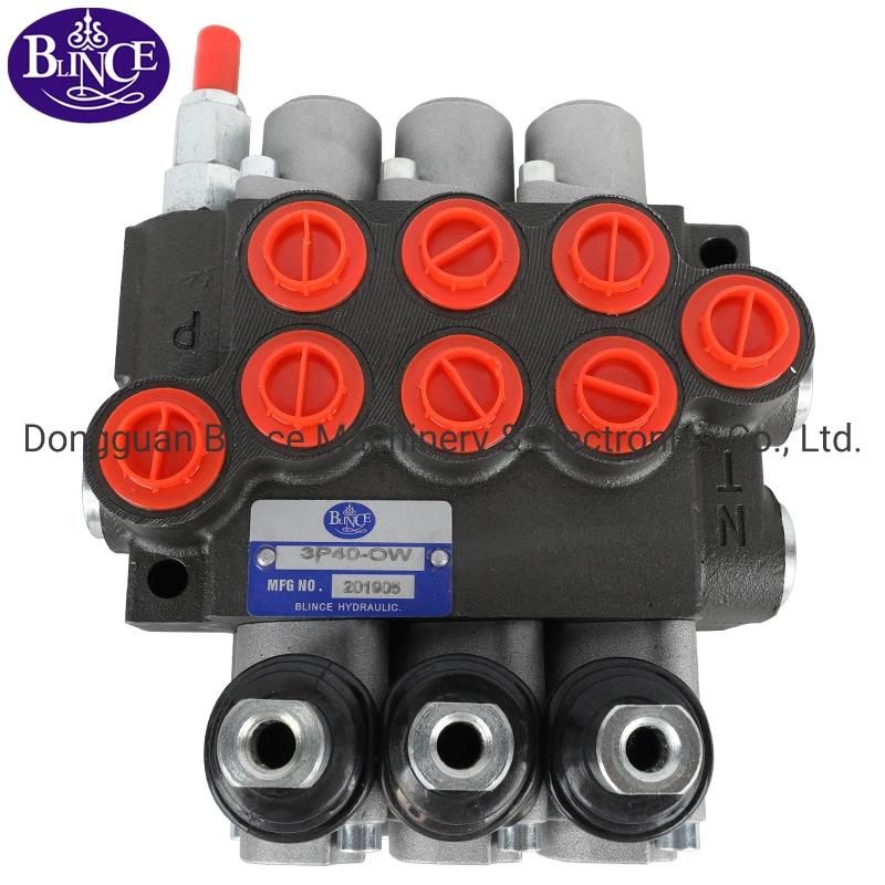 3p80-Fot Hydraulic Monoblock Valve 80L Flow Control Valve