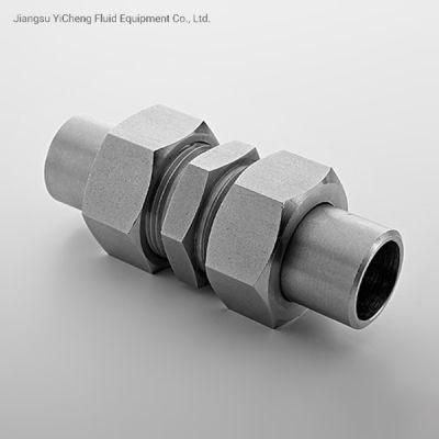 Parker Stainless Steel Parker Hydraulic Tube Fittings Straight Butt Welding Fittings with Hose Ferrules