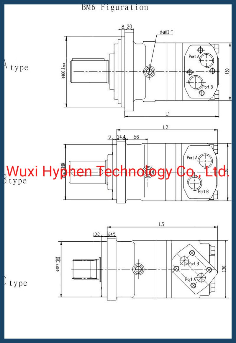 Hydraulic Motor for Construction Machinery (BM6 -600)