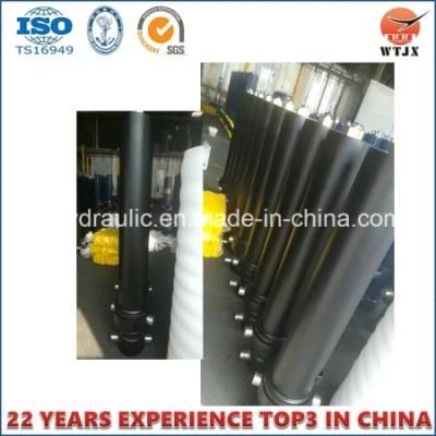 Multi-Stage Telescopic Hydraulic Cylinder with Outer Cover