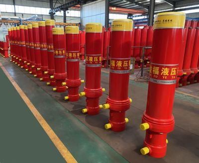 Front Mounting 5 Stages Hydraulic Cylinder for Tipping Truck