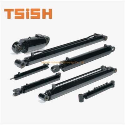 Garbage Truck Tailgate Mini Double Acting Single Stage Hydraulic Cylinder