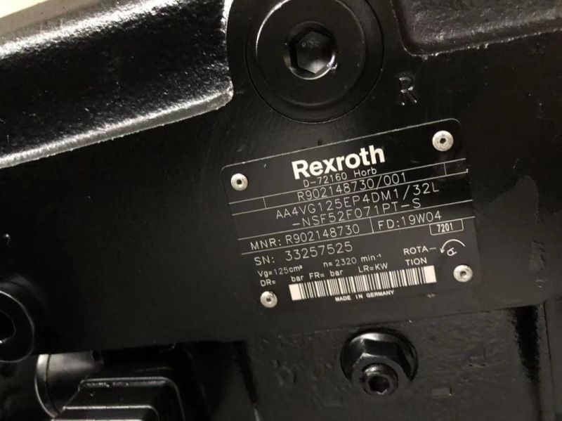 Rexroth A4vg Series A4vg28 A4vg45 A4vg50 A4vg56 A4vg71 A4vg125 A4vg180 A4vg250 Hydraulic Axis Piston Pump