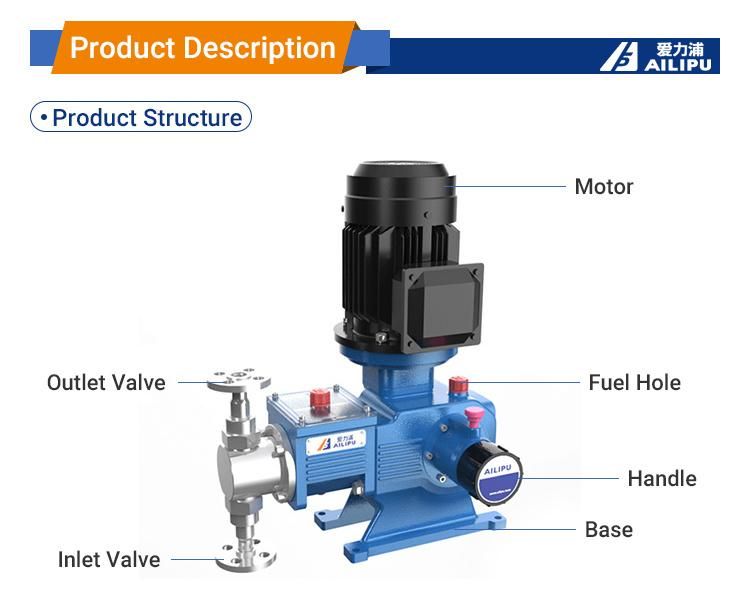 Hydraulic Diaphragm Pump Dosing Pump Factory Price Metering Pump
