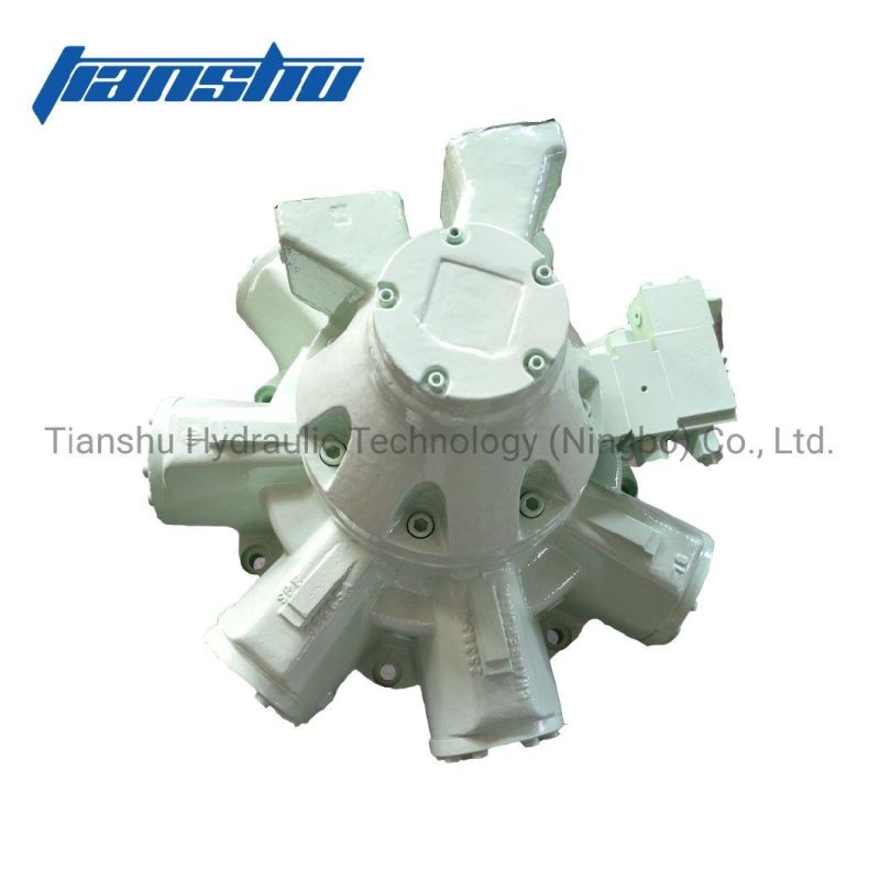 Tianshu Produce Good Quality One / Two Speed Single Double Displacement Radial Piston Hydraulic Motor Replace Kawasaki Staffa Hmb Hmc for Sale
