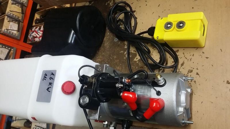 Hydraulic Pump, Hydraulic Unit 12 V 180 Bar 2000W Truck, Tipper, Trailer 11L