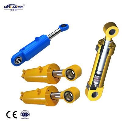 12V Compact RC Multi Stage Double Action Chrome Hydraulic Cylinder 500 Ton Rod Used for Log Splitter Dump Truck