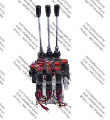Pneumatic Control Hydraulic Directional Control Valve P40q-3 Spool Joystciks