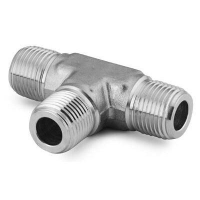 Stainless Steel Pipe Fitting Male Tee 14 in Male NPT