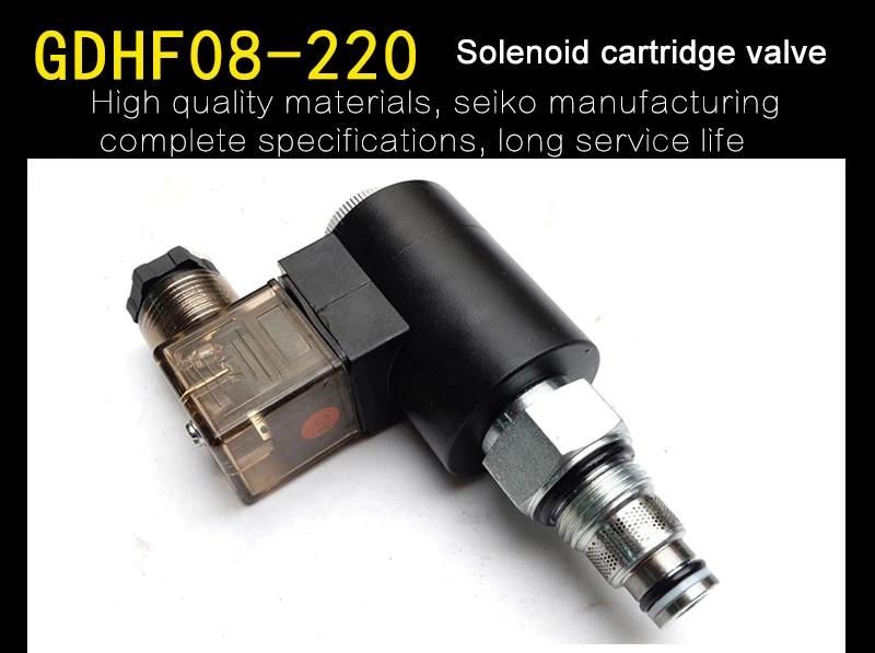 Hot Sales Hydraforce Dhf08 Series of Dhf08, 2 Way 2 Position, Spool Type Solenoid Cartridge Valve