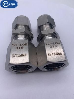 Yc-Bfc Bulkhead Female Hydraulic Tube Connector