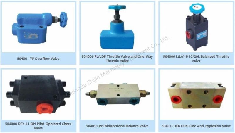 Hydraulic Multiple Directional Control Valve Hydraulic Gear Pump Hydraulic Cylinder