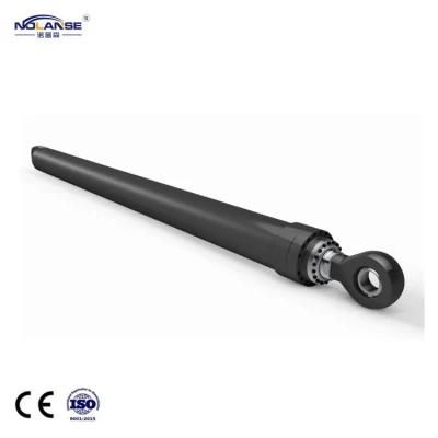 Customized Single Acting Piston Rod Two Stage 100 Ton Hydraulic Cylinder for Hydraulic Press Machine