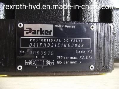 Parker D41fh Series Pilot Type Proportional Directional Control Valve