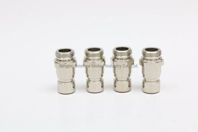 Brass Tube Union W/Ferrule, Brass Straight Compression Tube Fitting