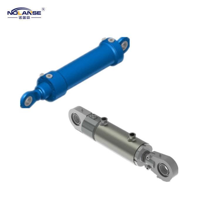High Quality Double Shaft Cab Lifting Hand Pallet Two Way Telescopic Truck 700 Bar Hydraulic Cylinder