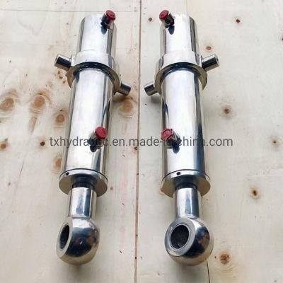 Factory Design Customized Telescopic Hydraulic Stainless Steel Cylinders for Ships Boat