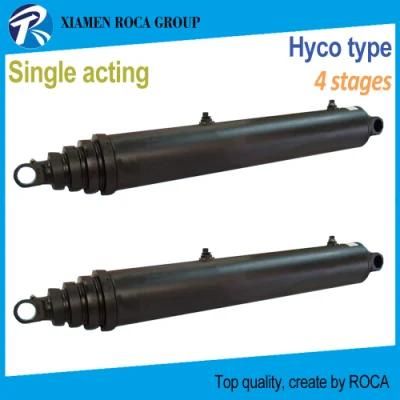 Hyco Type 4 Stages 40101-934-260t Single Acting Replacement Dump Truck Hoist Cylinder