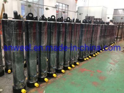 Single Acting Telescopic Hydraulic Oil Cylinder for Dump Truck