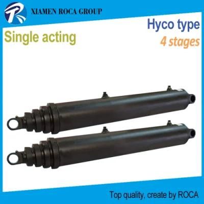 Hyco Type 4 Stages 40101-934-260t Single Acting Replacement Dump Truck Hoist Hydraulic Cylinder