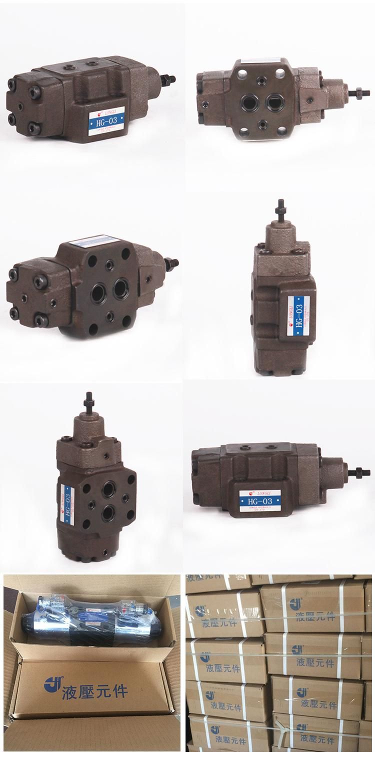HG Direct Operated Hydraulic Pressure Control Valves