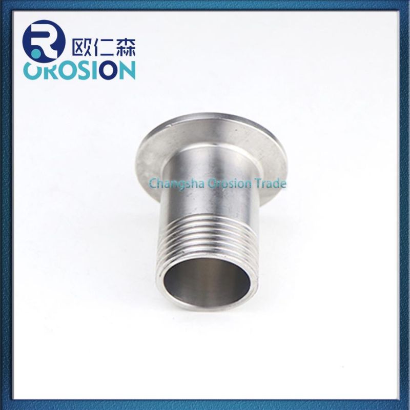 Sanitary Stainless Steel Pipe Fitting Thread Clamp Ferrule Quick Install