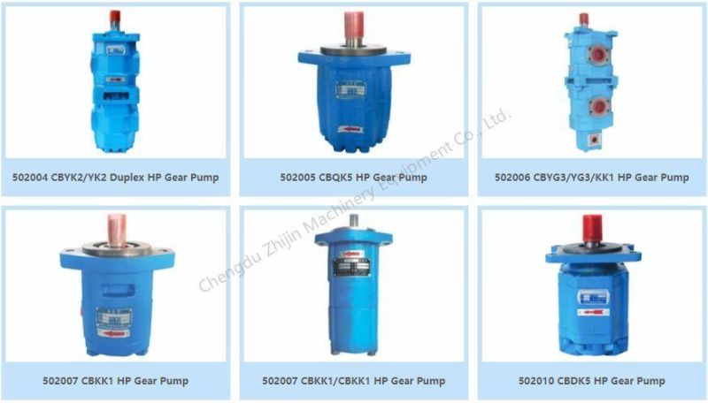 Hydraulic Gear Pump Hydraulic Multiple Directional Control Valve