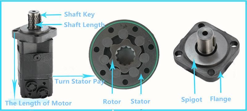 China Eaton Orbital Motor 2000 4000 6000 Series, Danfoss Hydraulic Motor Oms Omt Omv, White Disc Valve Motor