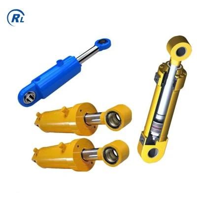 Qingdao Ruilan Customize Telescopic Hydraulic Cylinder 5 Stage Long Stroke Hydraulic Cylinder