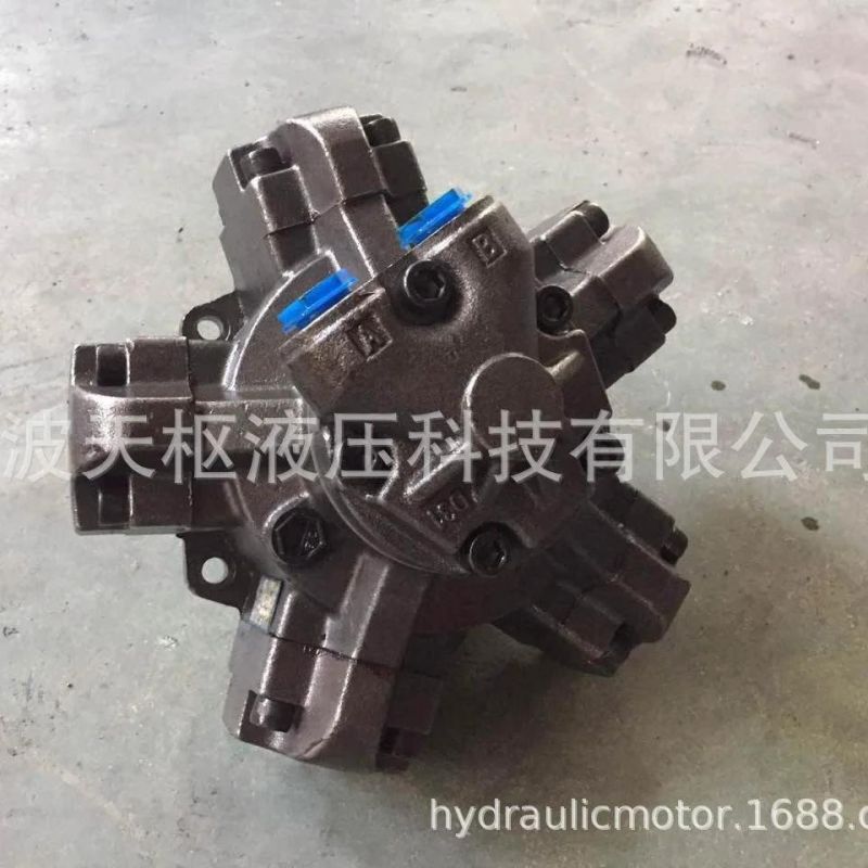Tianshu Produce Italy Calzoni Intermot Nhm Iam Jmdg Five Star Low Speed High Torque Hidrolik Oil Drive Wheel Radial Piston Hydraulic Motor R8c3000 H6 / Iac3000