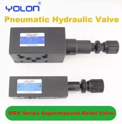 Professional Supplier Manual Adjustable Accessories Stacked Relief Pneumatic Hydraulic Control Valves